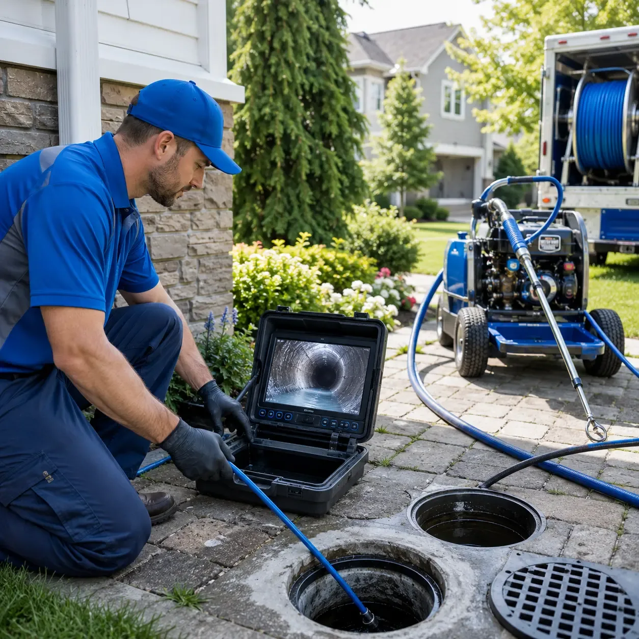 Outdoor drain cleaning professionals serving Johnson Creek, WI